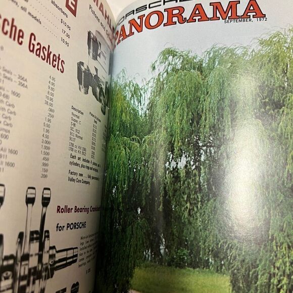Porsche Panoramic Hardcover Bounded Magazines Vintage 1972 JAN-Dec  PCA - Picture 12 of 15